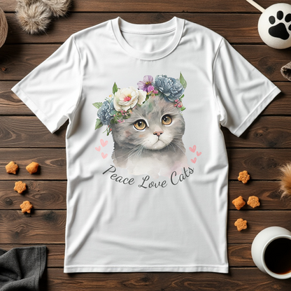 Peace Love Cats Tee