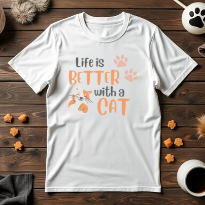 Life is Better with a Cat Unisex Tee