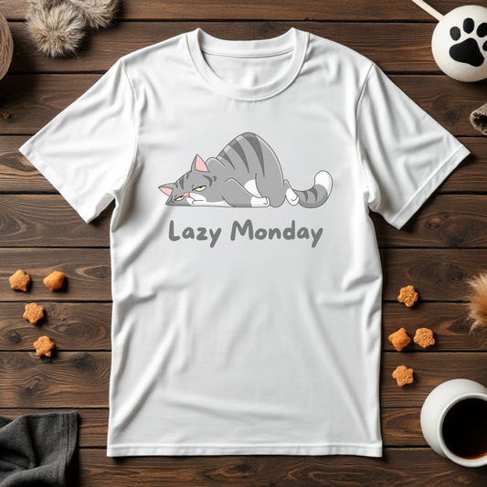 Lazy Monday Cat Unisex Tee