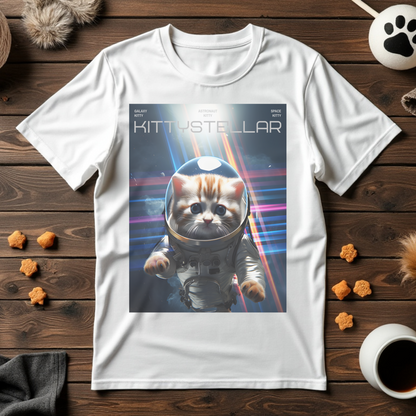 Kittystellar Space Adventure Unisex Tee