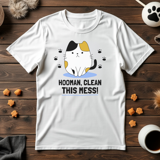 Hooman, Clean This Mess! Unisex Tee