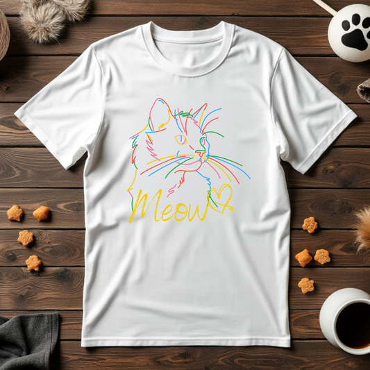 Radiant Meow Unisex Tee