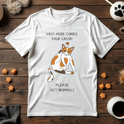 Hey! Here Comes Your Crush Unisex Tee