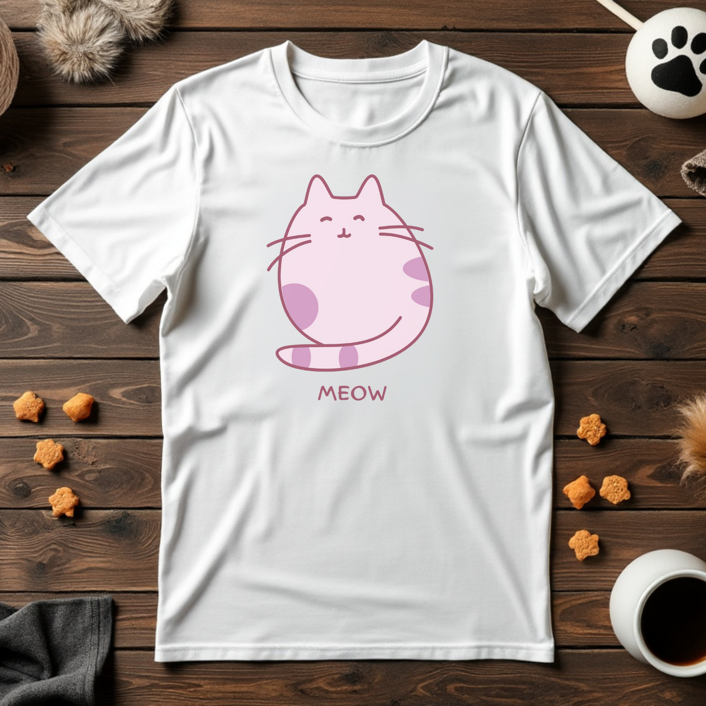 Simple Meow Cat Tee