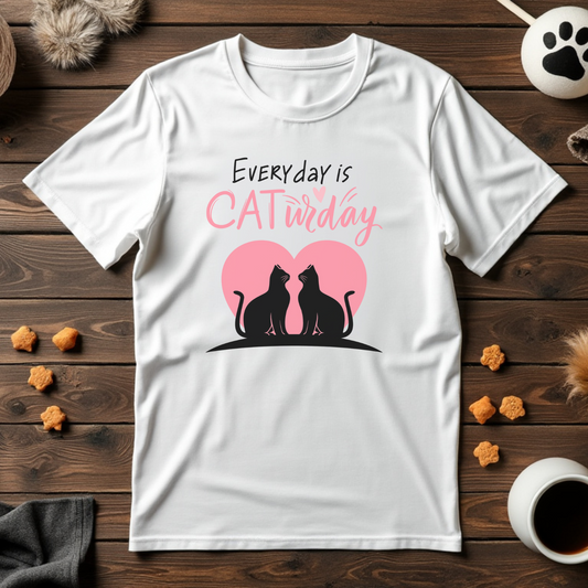 Everyday is CATurday Tee