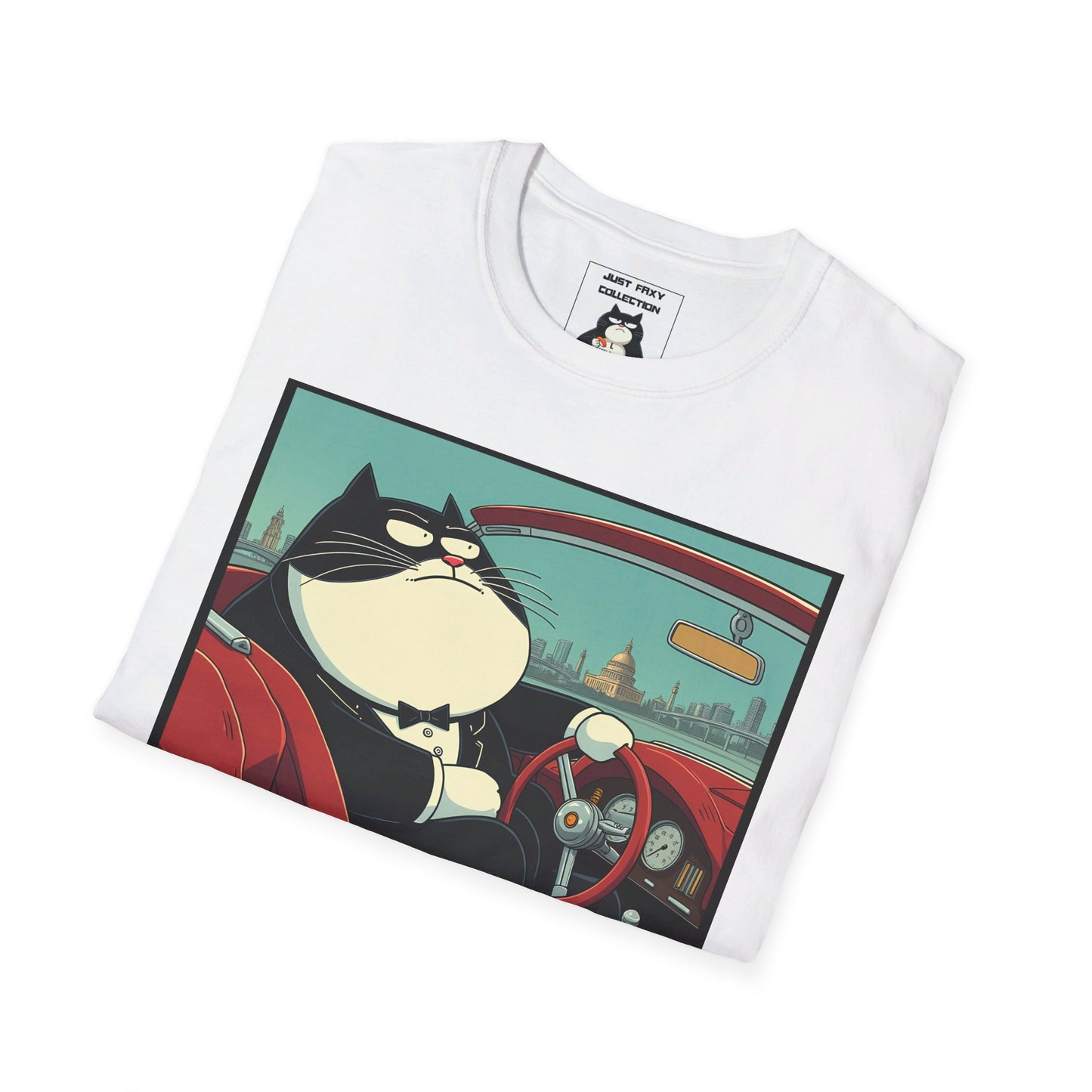 Just Faxy Tuxedo Cruise Tee – Ride in Style with Faxy 🕴️