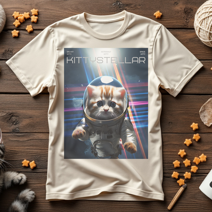 Kittystellar Space Adventure Unisex Tee