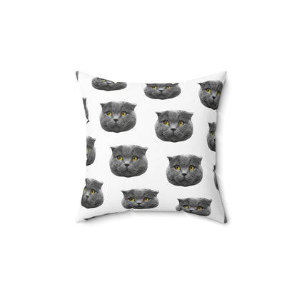 Meowtopic Print Your Pet and Customize Collection - Custom Square Pillow