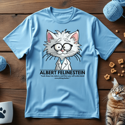 Albert Felinestein Unisex Tee