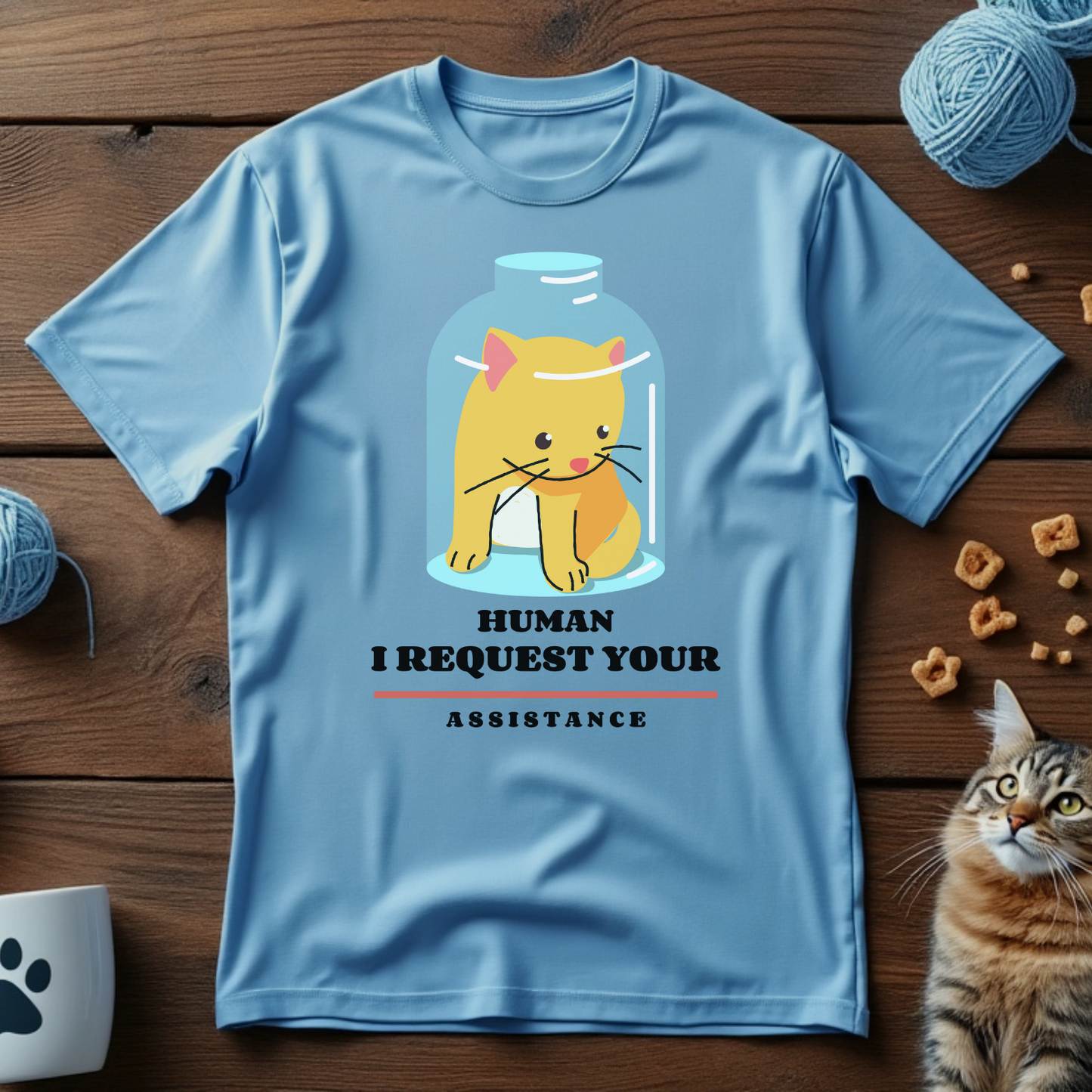 Human, I Request Your Assistance Unisex Tee