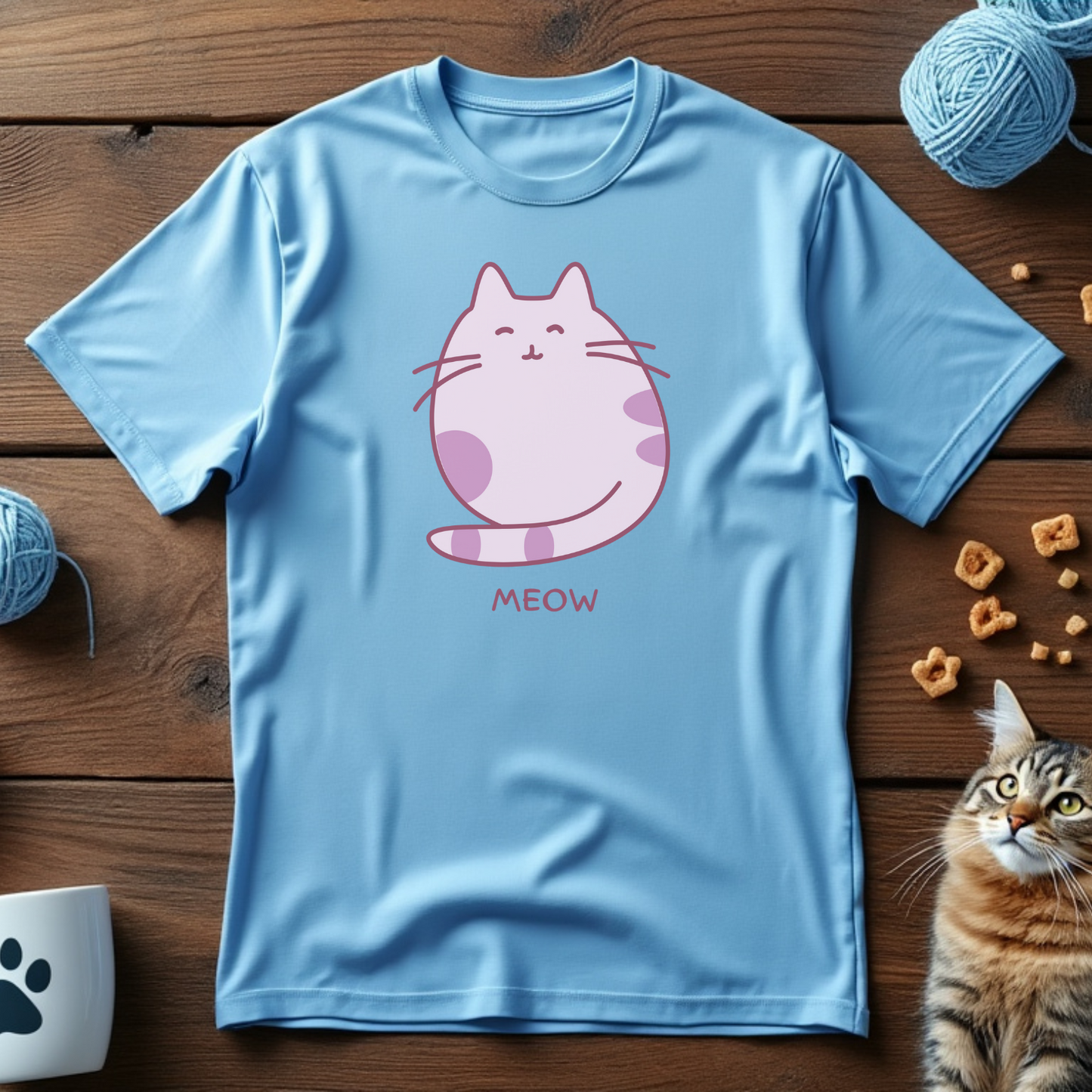 Simple Meow Cat Tee
