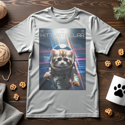 Kittystellar Space Adventure Unisex Tee