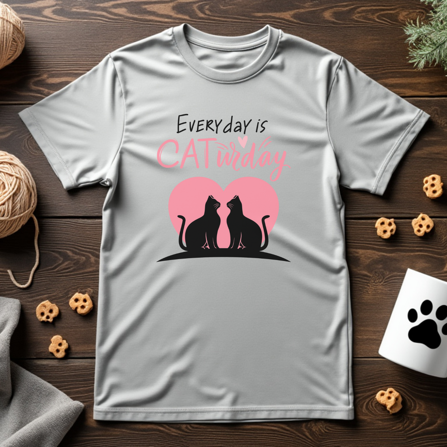 Everyday is CATurday Tee