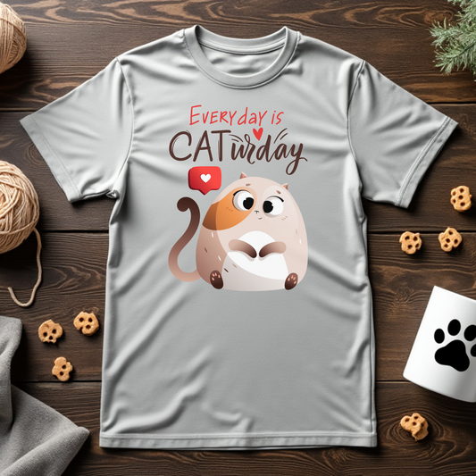 Every Day is CATurday Tee