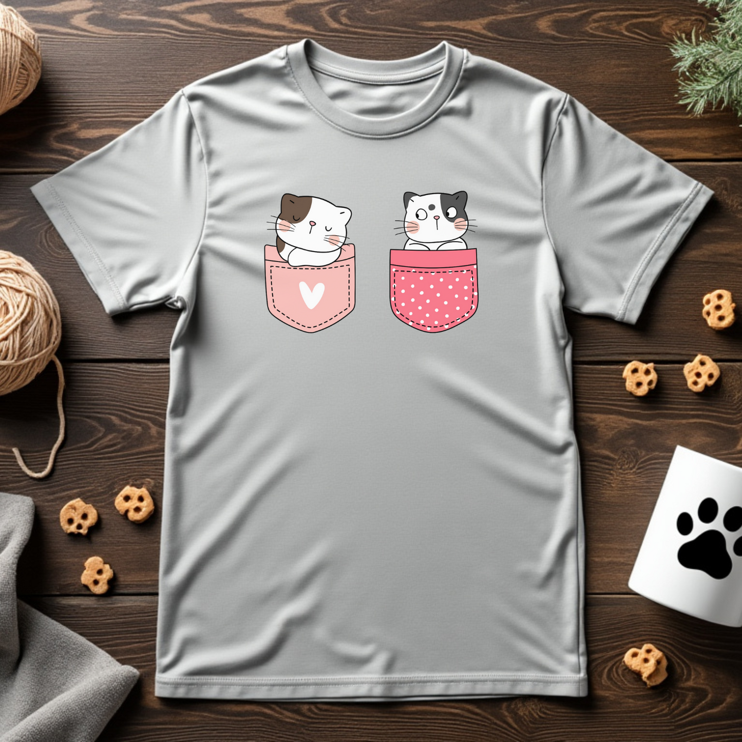 Pocket Pals Cat Tee