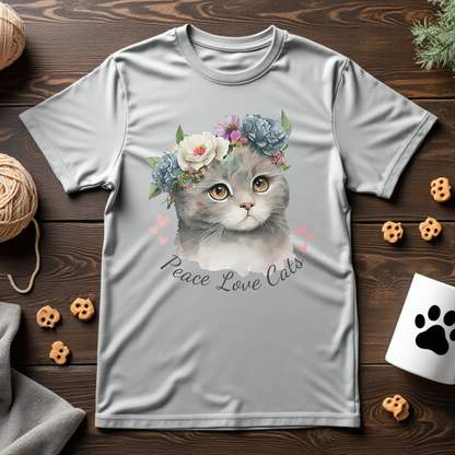 Peace Love Cats Tee