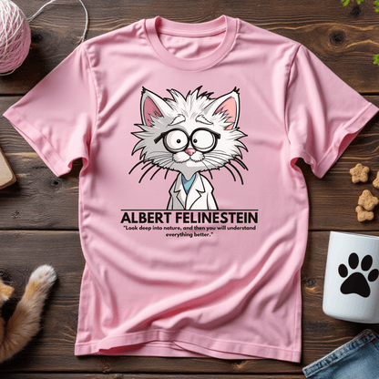 Albert Felinestein Unisex Tee