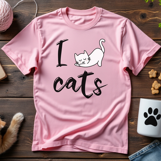 I Love Cats Unisex Tee