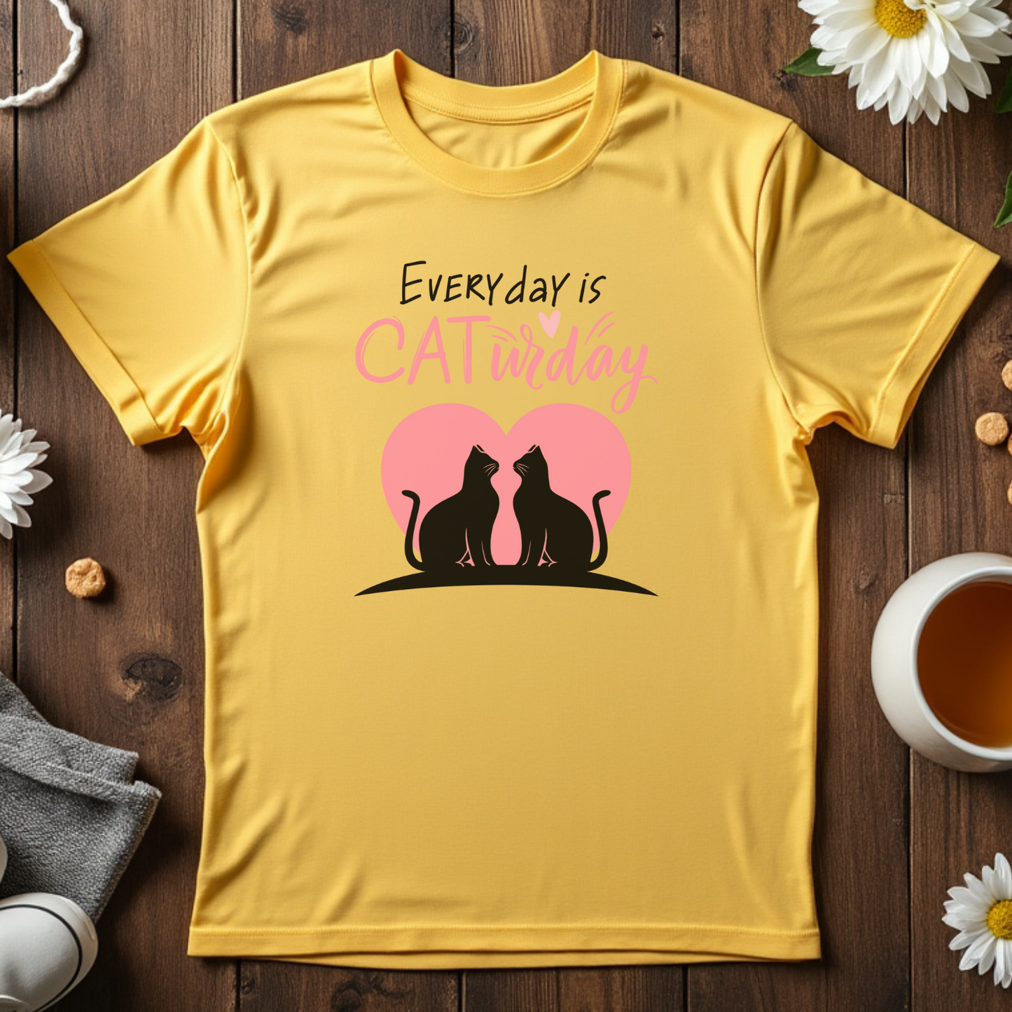 Everyday is CATurday Tee