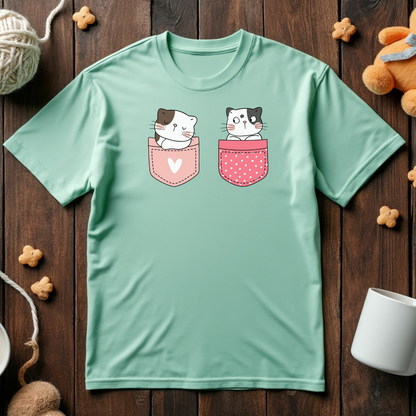 Pocket Pals Cat Tee