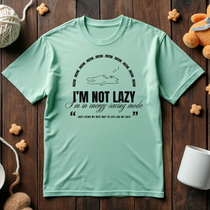 Energy Saving Mode Cat Tee