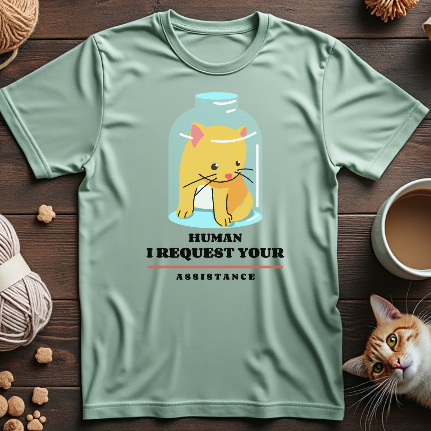 Human, I Request Your Assistance Unisex Tee
