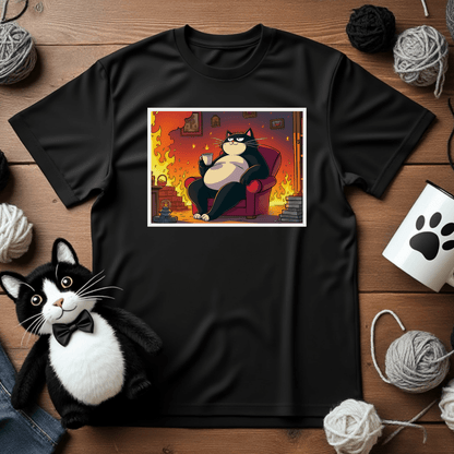 Just Faxy "This is Fine" Tee – Keep Calm and Carry On! 🔥☕