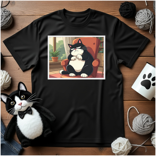 Just Faxy "The Grumpy Throne" Tee – Because Your Throne is Sacred 🪑😾