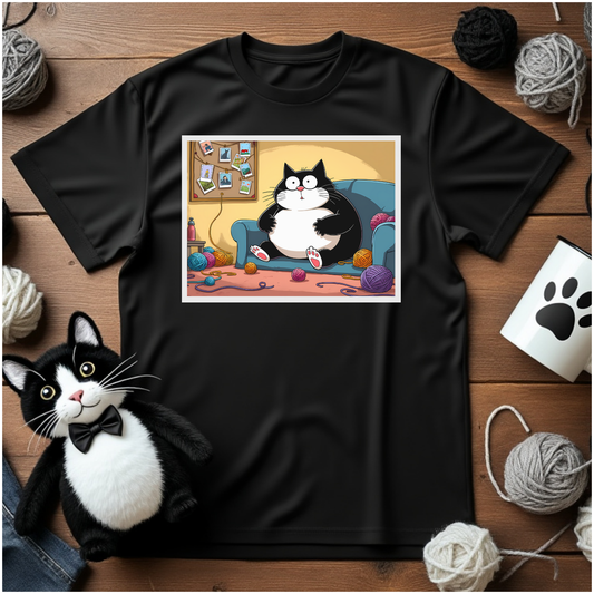 Just Faxy "Yarn Detective" Tee – Unraveling the Mystery of Fun 🧶🔍