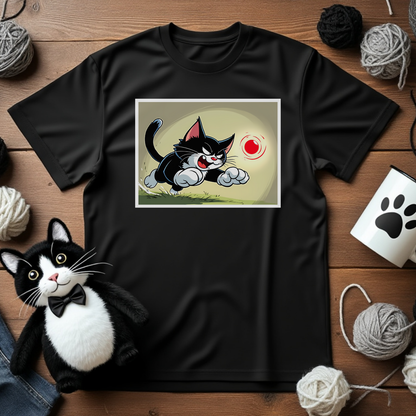 Just Faxy - Pounce Play Cat Lover T-Shirt 🐈