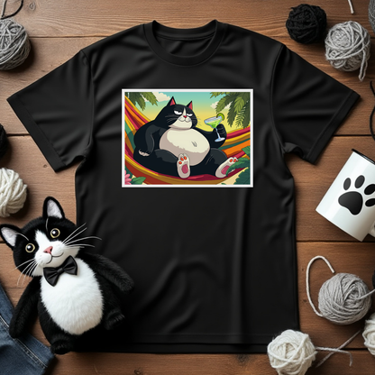 Just Faxy Chillaxing Tee – The Purrfect Cat Lover's T-Shirt! 🐾
