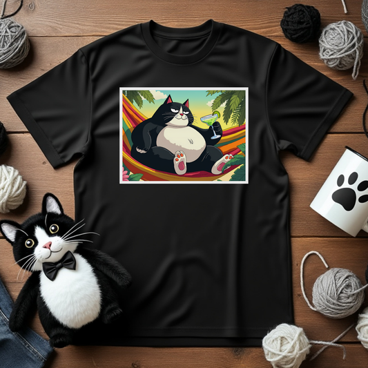 Just Faxy Chillaxing Tee – The Purrfect Cat Lover's T-Shirt! 🐾