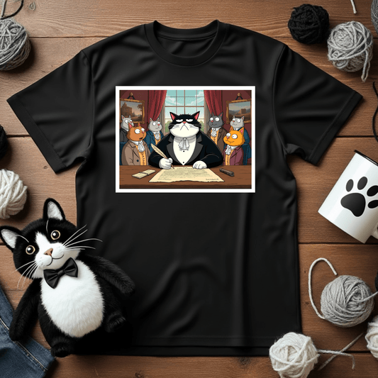 "Faxy's Independence Day" Tee – Write Your Own Destiny! 📝🐾