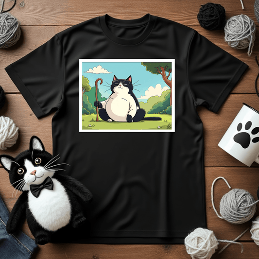 "Faxy Gandalf" Tee – You Shall Not Pass... Without Style! 🧙‍♂️🐾