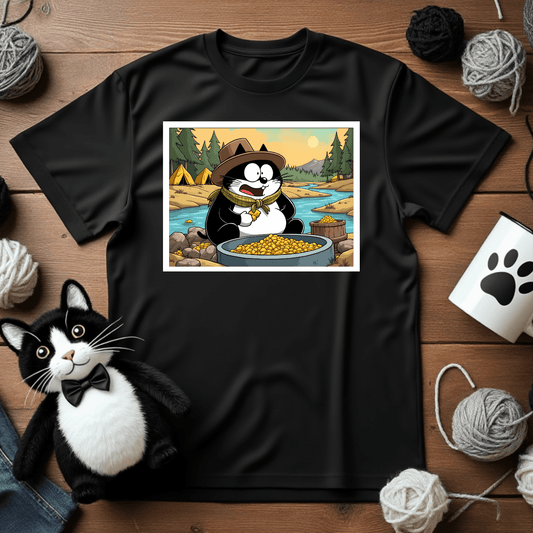 Faxy "Gold Rush Paws-perity" Tee – Strike it Rich in Style! 💰⛏️