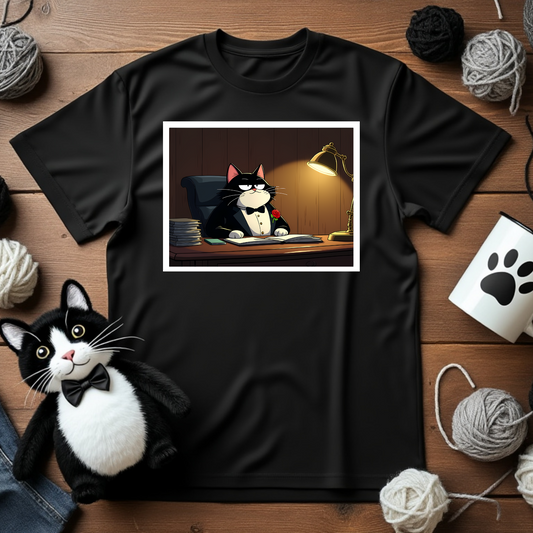 Faxy the Godfather T-Shirt – Own the Night in Style! 🌹🕴️