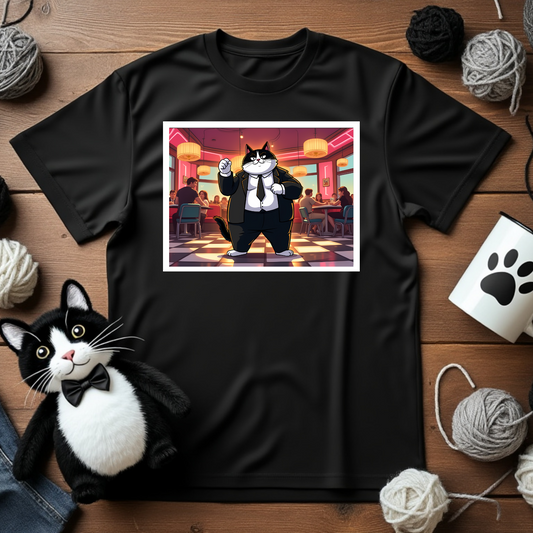 Mr. Cool Cat - The Feline Assassin T-Shirt 🔪🐾