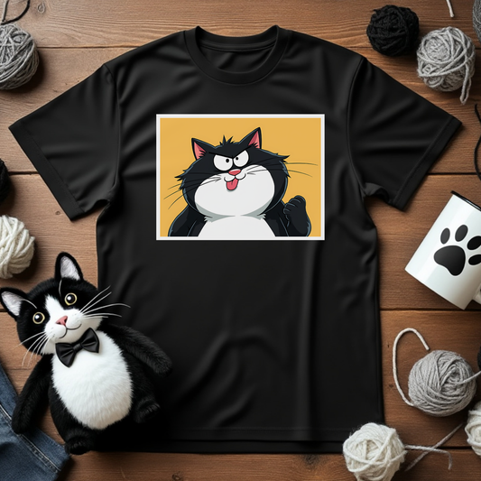 Just Faxy Mischief Tee – Faxy’s Got Attitude! 😼✌️