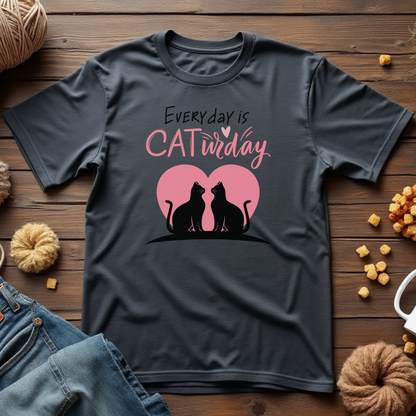 Everyday is CATurday Tee