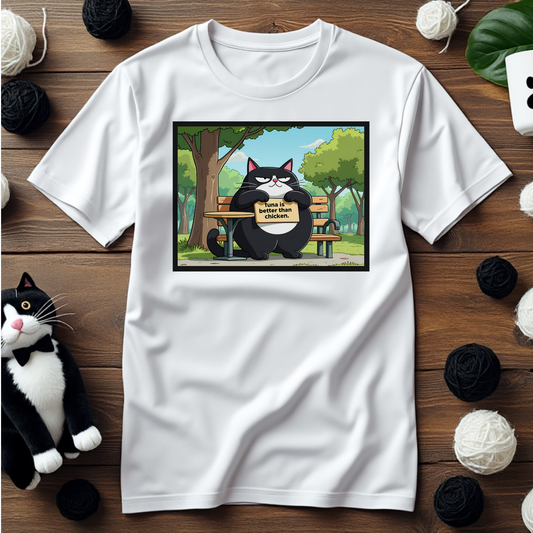 Just Faxy "Tuna is Better" Tee – For the Discerning Palate of Felines Everywhere 🍣🐱