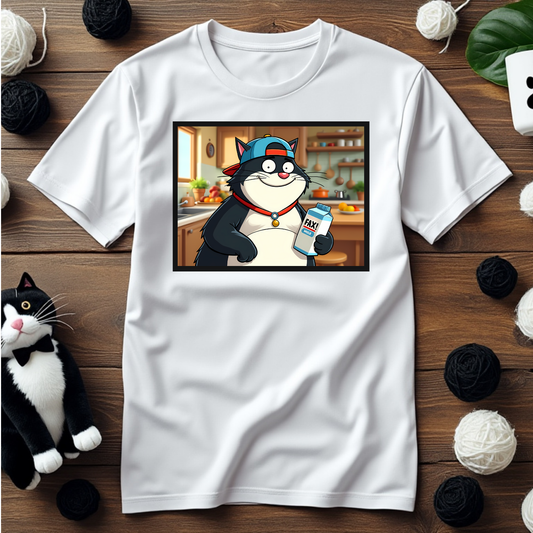 Just Faxy "Milk Break" Tee – Stay Cool, Stay Fresh! 🥛😎