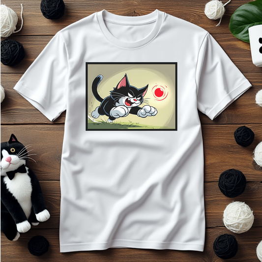 Just Faxy - Pounce Play Cat Lover T-Shirt 🐈