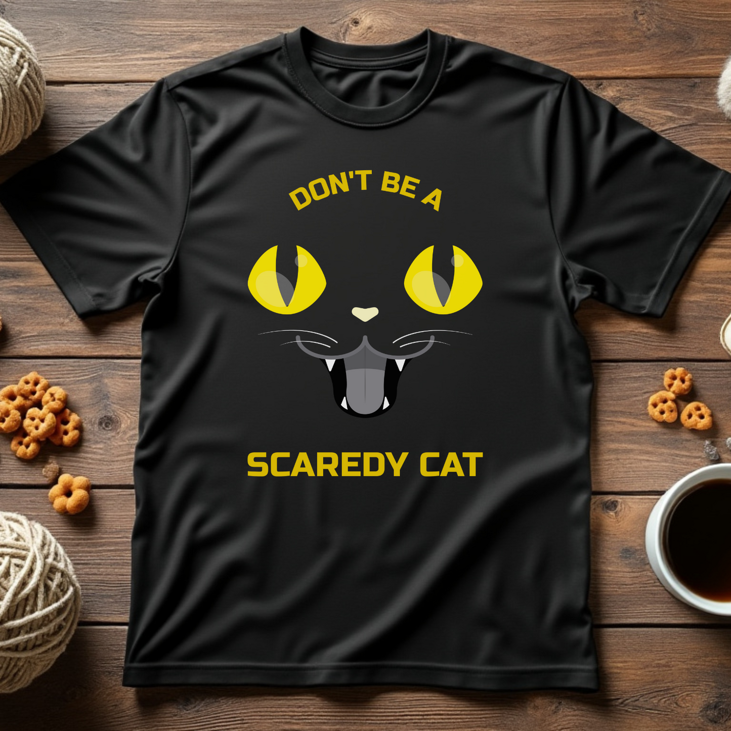 Don't Be a Scaredy Cat Unisex Tee