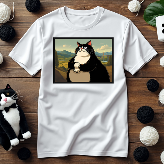 Faxy's "Meow-nalisa" Tee – The Purrfect Blend of Art and Sass 🎨🐱