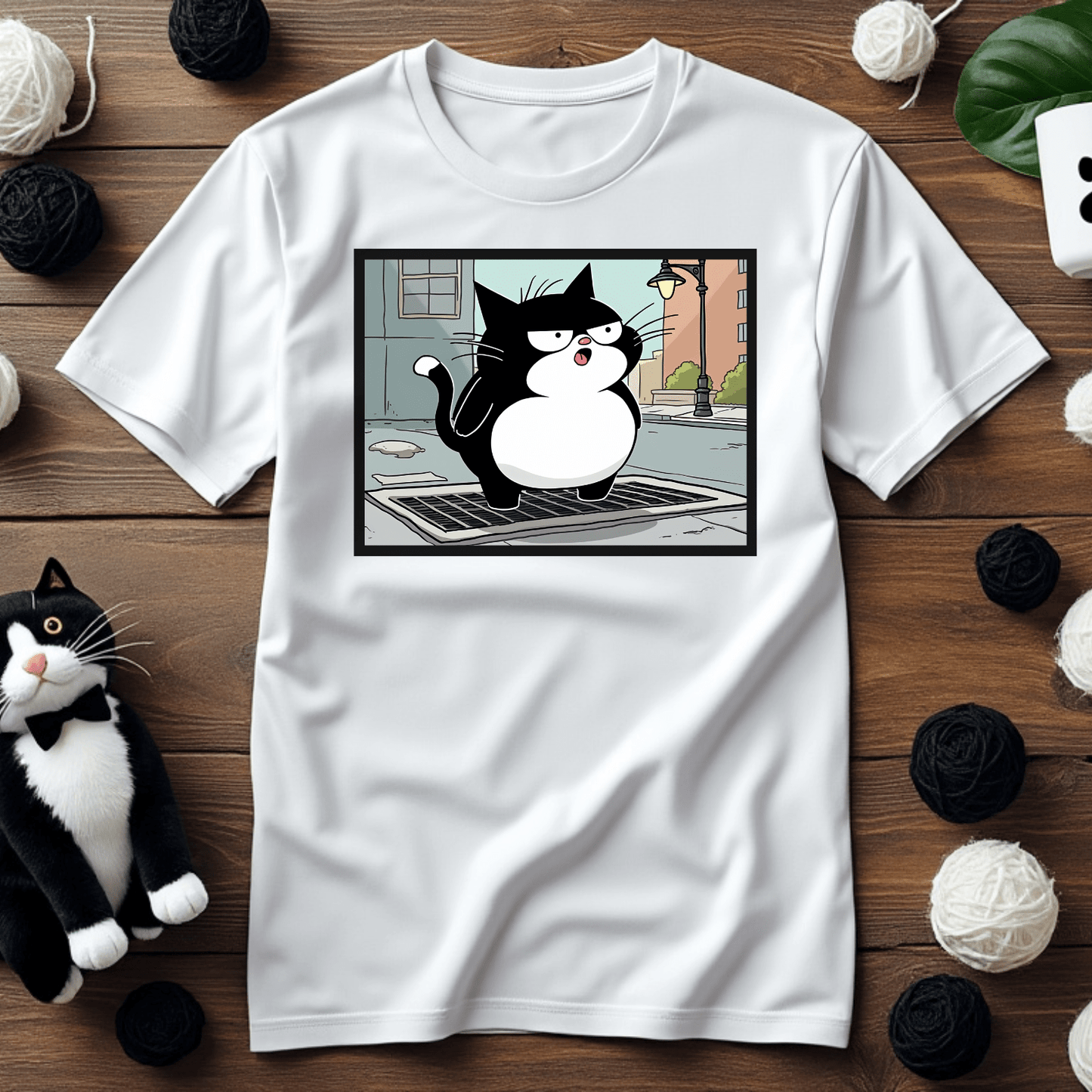 "Faxy's Iconic Subway Vent" Tee – Catch the Breeze with Faxy! 🌬️😼