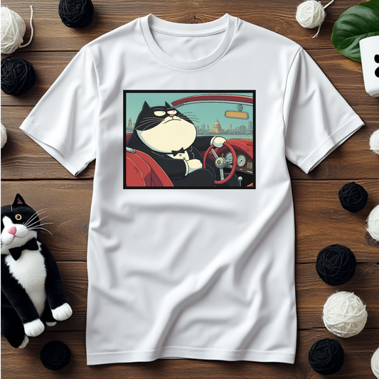 Just Faxy Tuxedo Cruise Tee – Ride in Style with Faxy 🕴️