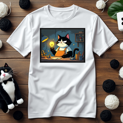 Faxy "Inventor's Spark" Tee – Illuminate Your Style! 💡🐾