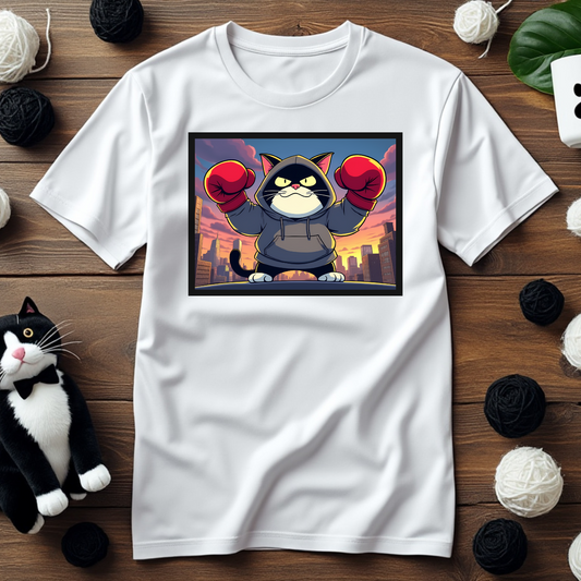 Faxy Rocky Tee - Ready to Rumble! 🥊🐱