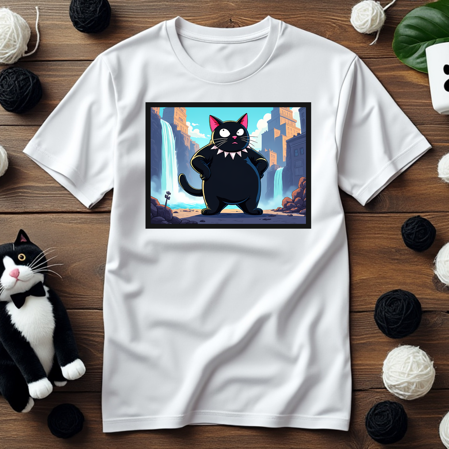 Giant Faxy Tee - Feline Titan Adventure