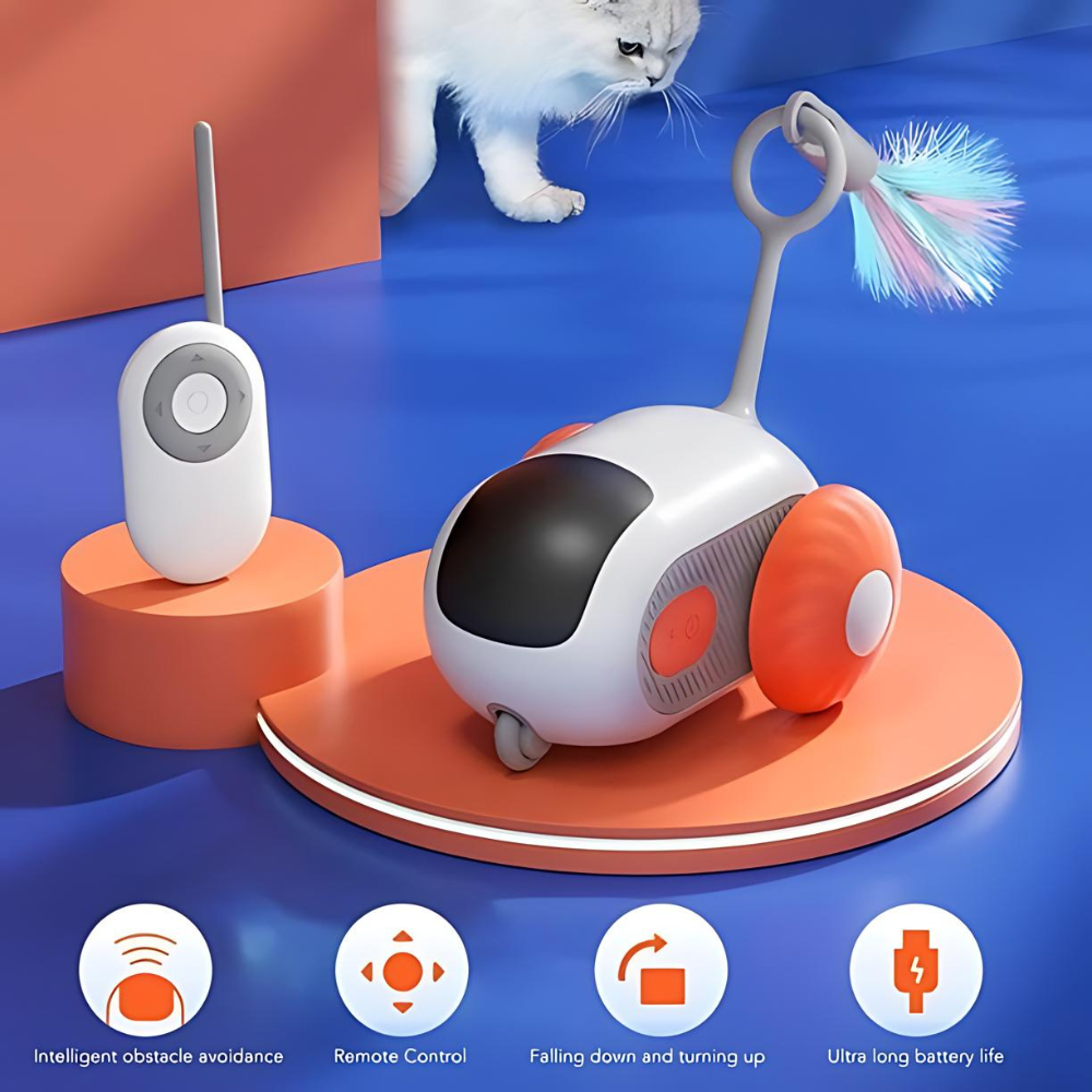 PurrPulse Smart Cat Toy Car